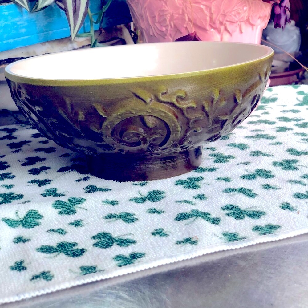 Vtg Haeger 102 Embossed